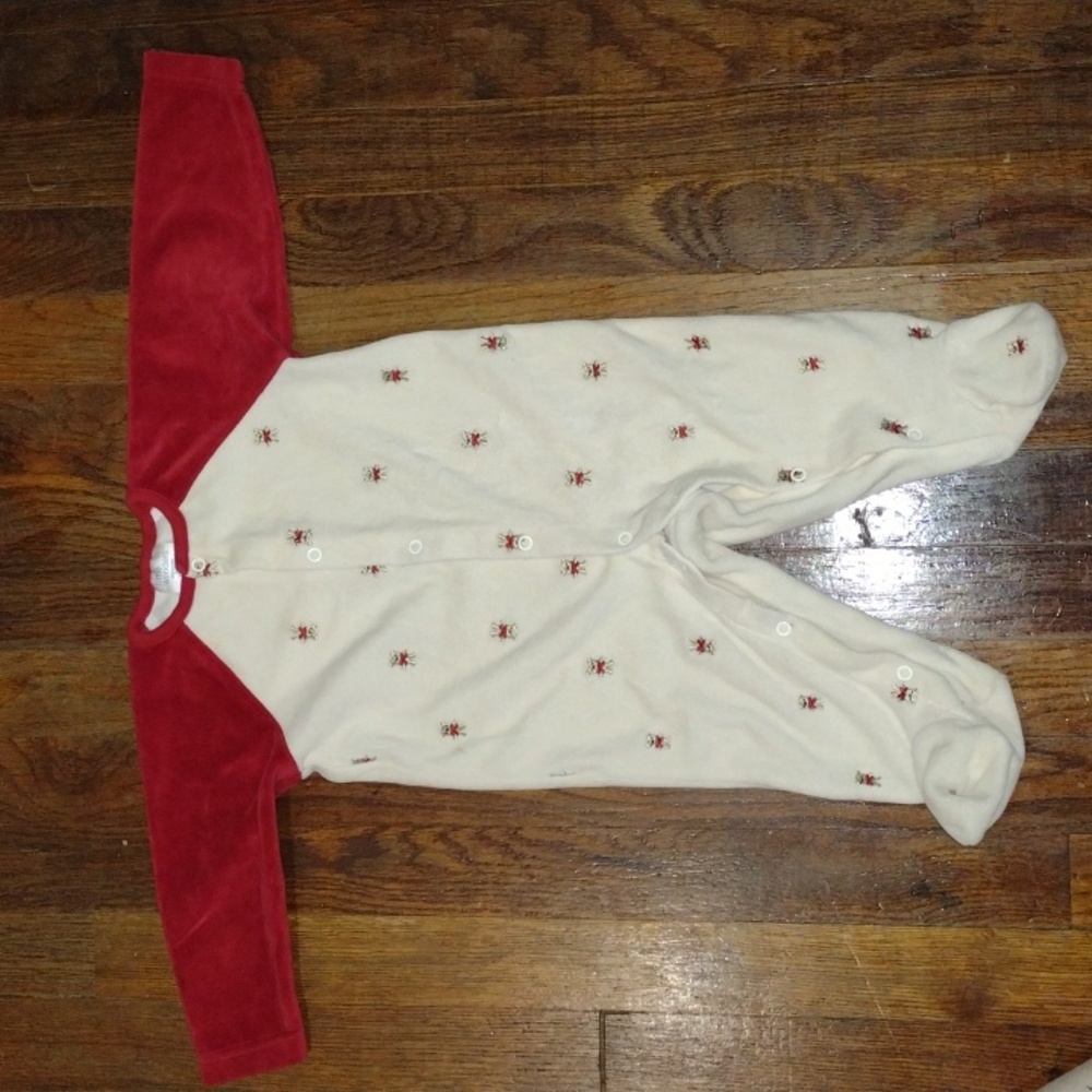 6 To 9 Months Bear Velvety Soft Button Up